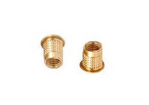 Brass Conical Inserts with Dual Knurling