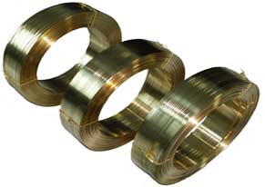 brass flat wire